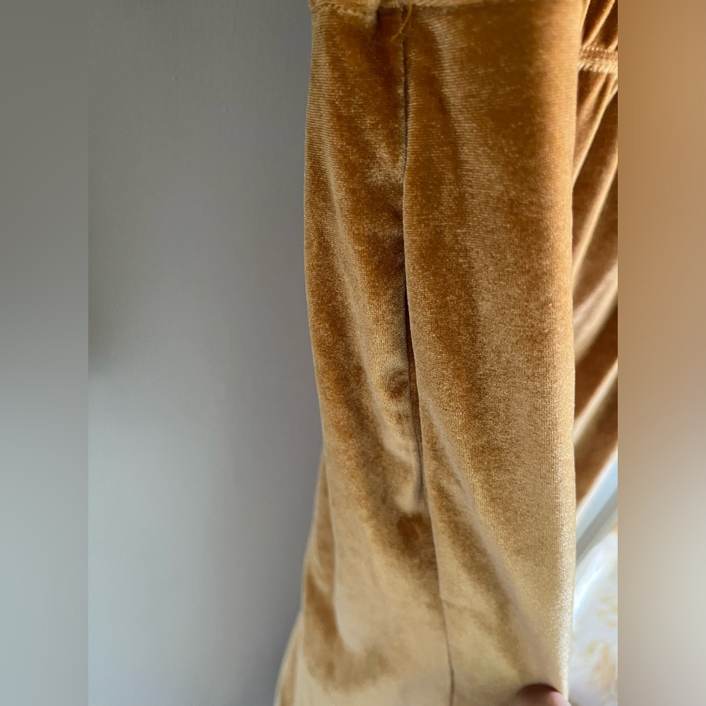 Fabletics Orange Velvet Jumpsuit - Picture 7 of 10